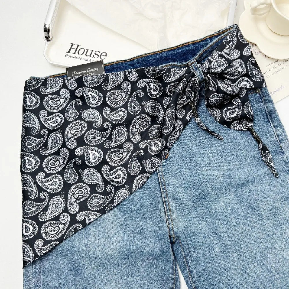 Pañuelo Triángulo Estampado — imagen 17