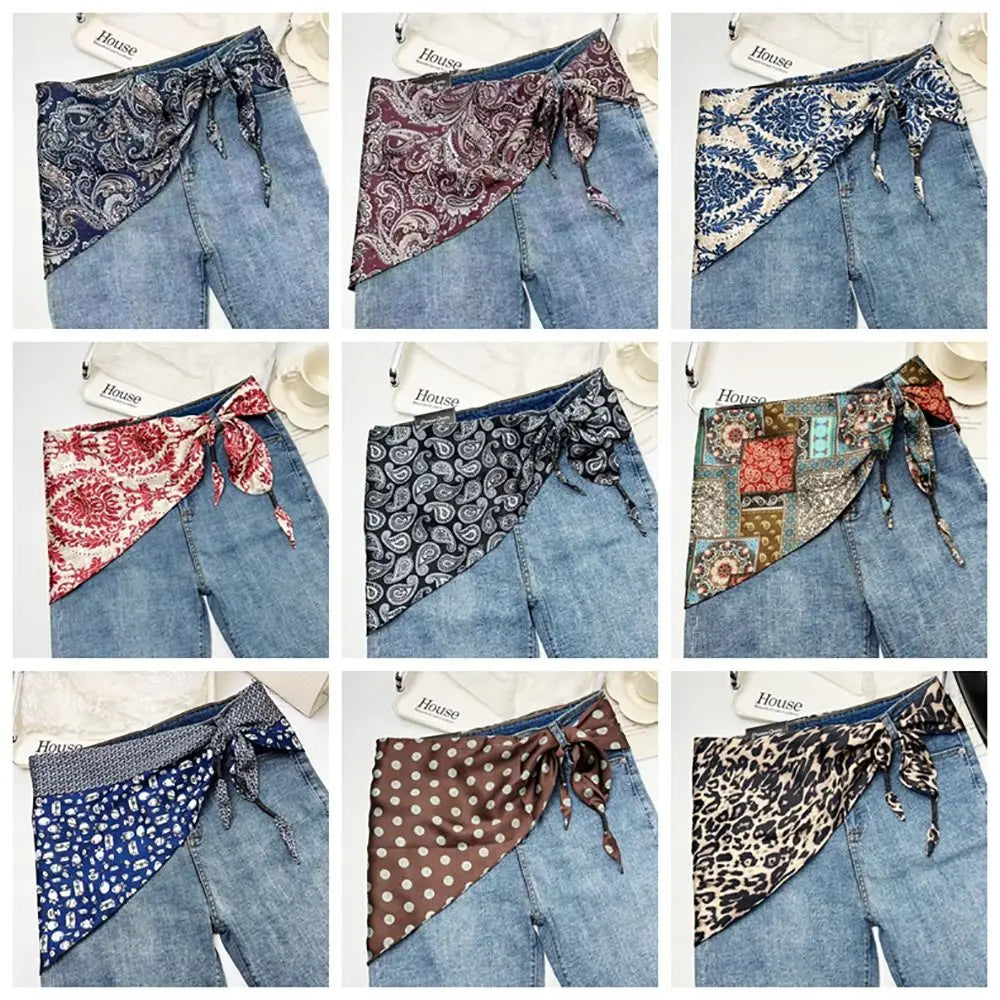 Pañuelo Triángulo Estampado — imagen 5