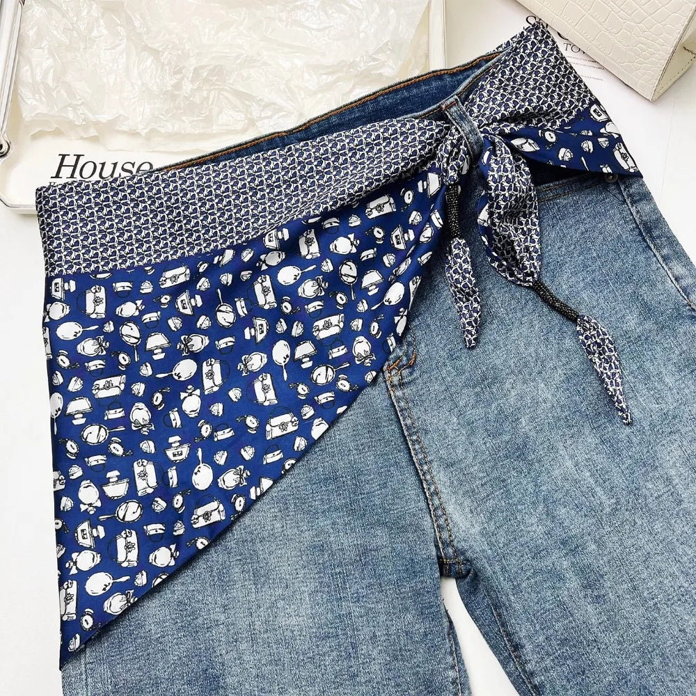 Pañuelo Triángulo Estampado — imagen 16