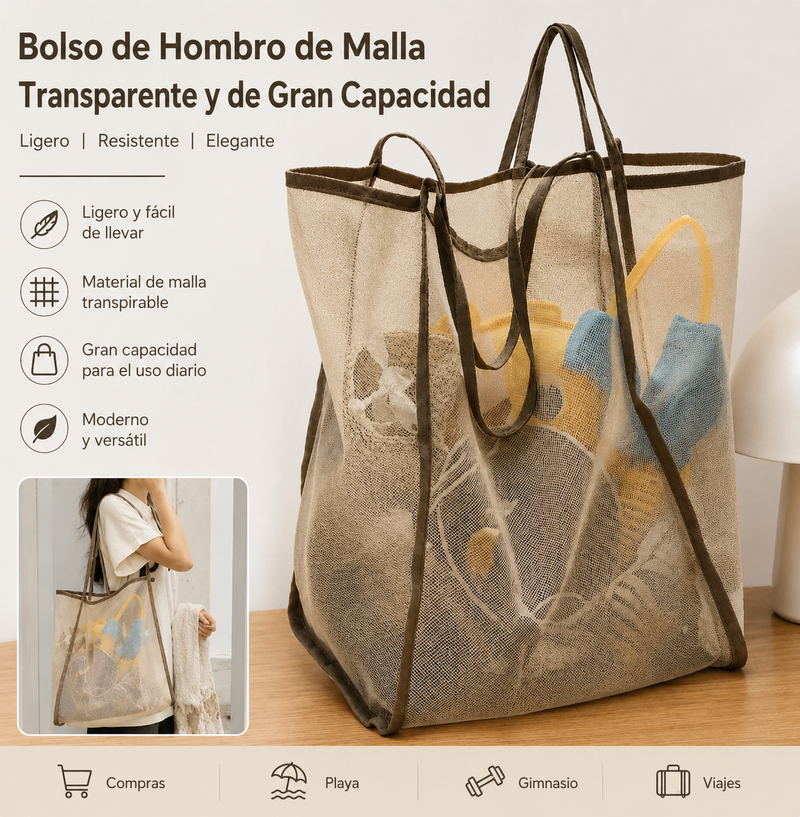 Bolso Malla Playa