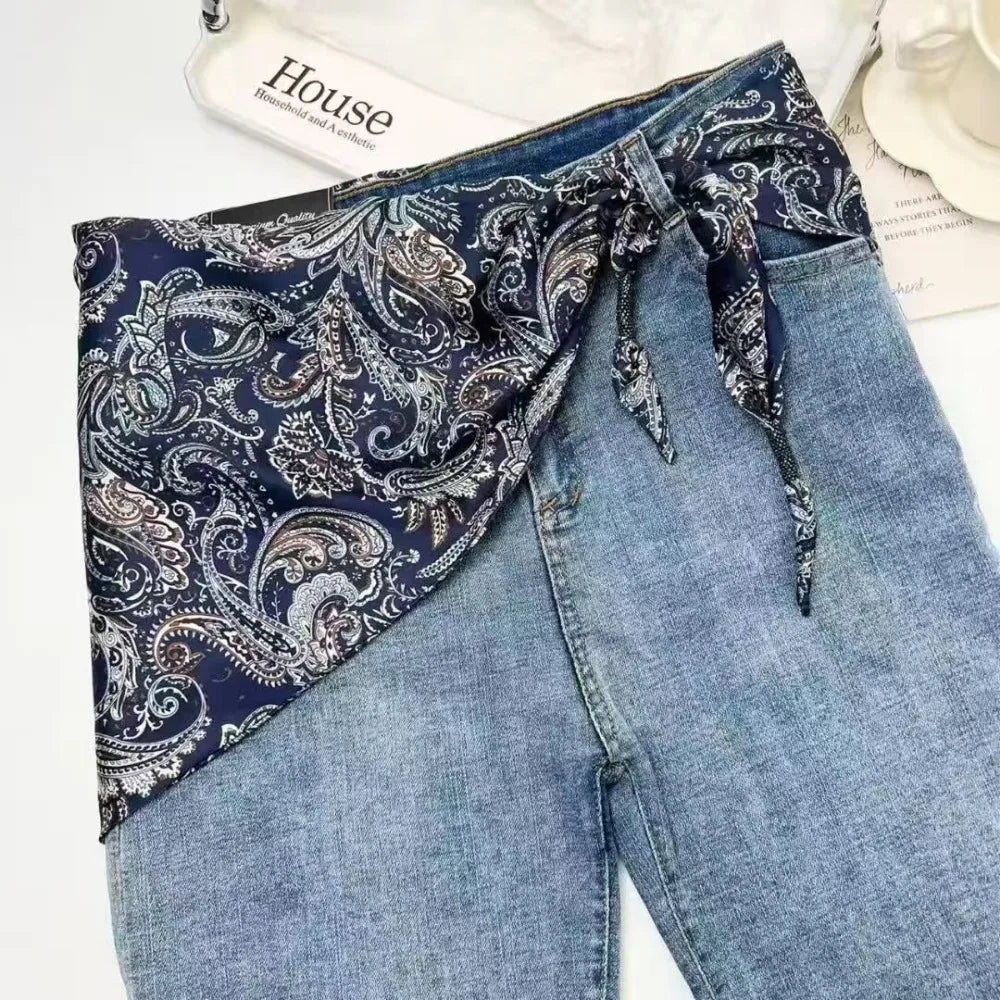 Pañuelo Triángulo Estampado — imagen 9