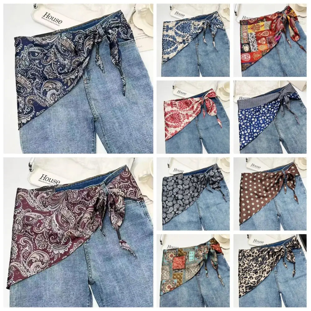 Pañuelo Triángulo Estampado — imagen 4