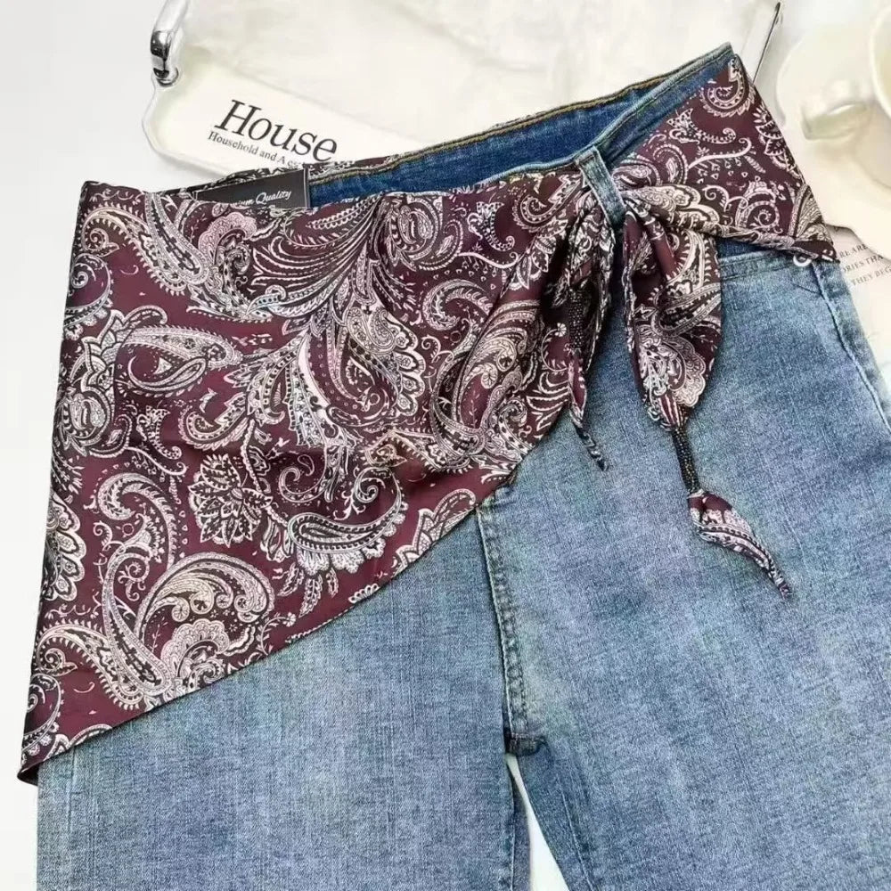 Pañuelo Triángulo Estampado — imagen 10